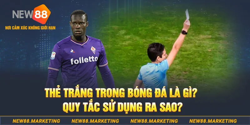 Thẻ Trắng Trong Bóng Đá Là Gì? Quy Tắc Xác Định Chính Xác Nhất 7 Thẻ trắng trong bóng đá là gì? Quy tắc sử dụng ra sao?